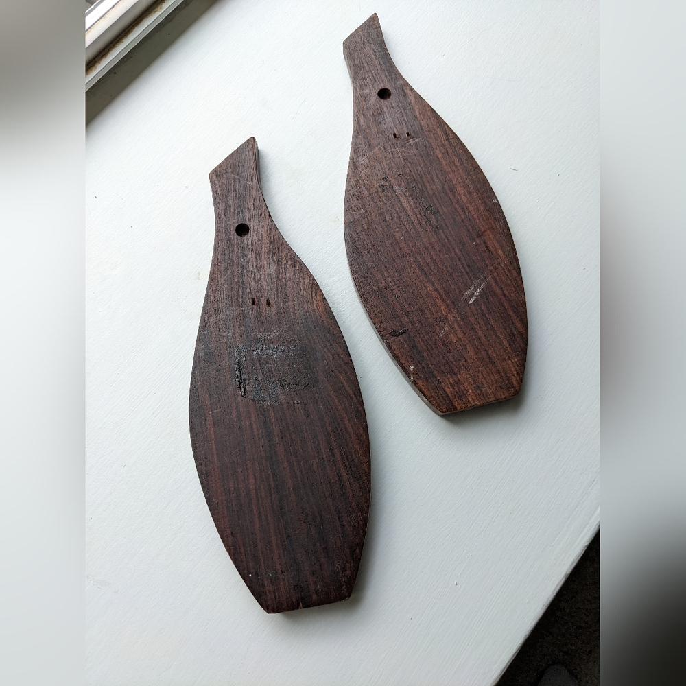 Set of carved wooden inlay art - Picture 8 of 9